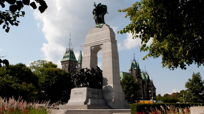 National War Memorial in Ottawa 