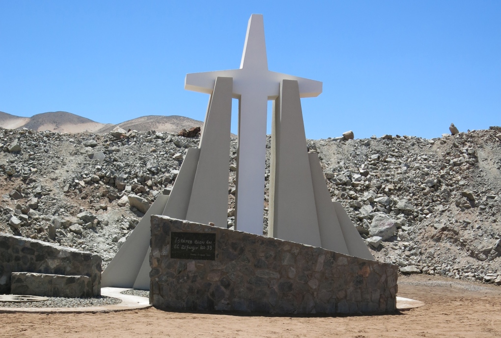 Chilean miners monument
