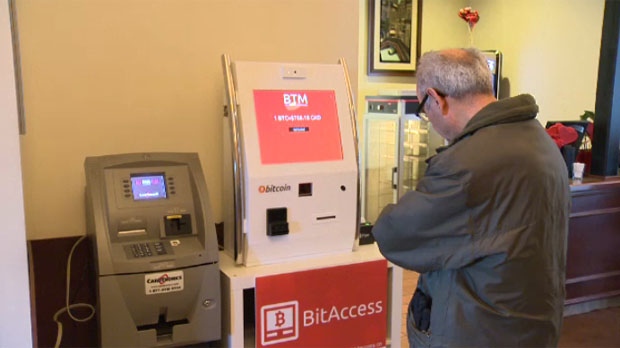 Winnipeg's first Bitcoin ATM is sure to draw a lot of attention at it's location in Santa Lucia Pizza after it went operational on Saturday, Feb. 15, 2014.