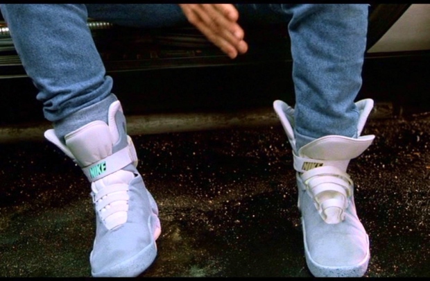 Nike designer says self-lacing 'Back to the Future' shoes will arrive in  2015 - The Verge