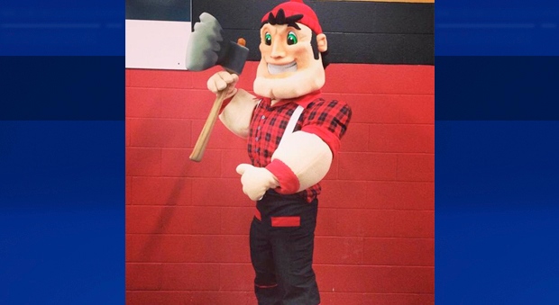 Lumberjack image is Ottawa Redblacks Mascot