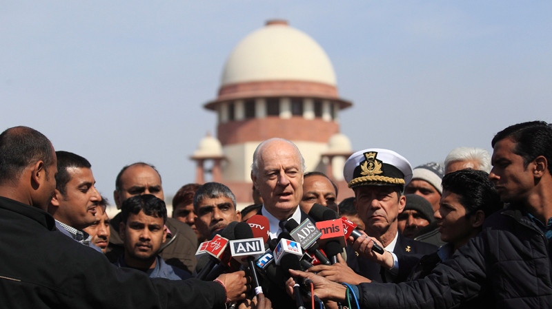 Italian envoy at India's Supreme Court