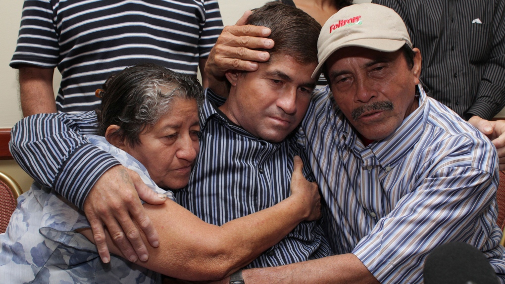 Salvadoran sea survivor leaves hospital