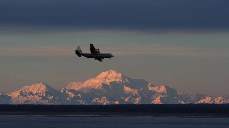 Approaching Ted Stevens Anchorage Int'l Airport