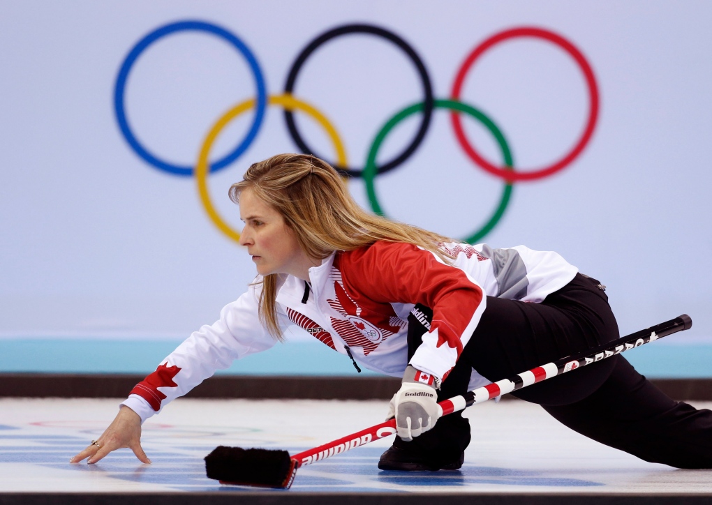 Canada's skip Jennifer Jones in Sochi
