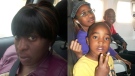 Jacqeline Davis, 44, and her three children are shown in this split image provided by Peel Regional Police on Sunday, Sept. 18, 2011.