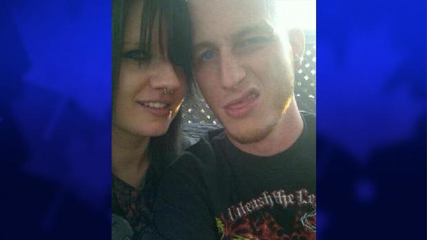 Victoria Henneberry and Blake Leggette can be seen in this undated photo from TheDirty.com. The two were arrested on Feb. 19, after the vehicle belonging to Loretta Saunders was located in Harrow, Ont. (CTV Windsor)