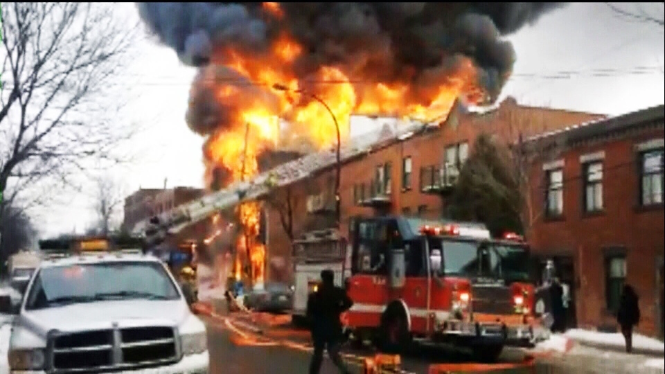 CTV Montreal: Fire in Point St. Charles 