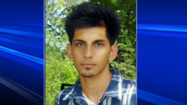 Akash Wadhwa, the teenage suspect died of injuries he sustained in a fall from a Highway 401 overpass, is seen in this undated handout photo.