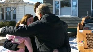 CTV Calgary:  Free house recipients tour new home