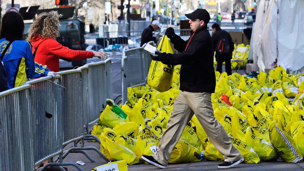 Bags banned as part of Boston Marathon security