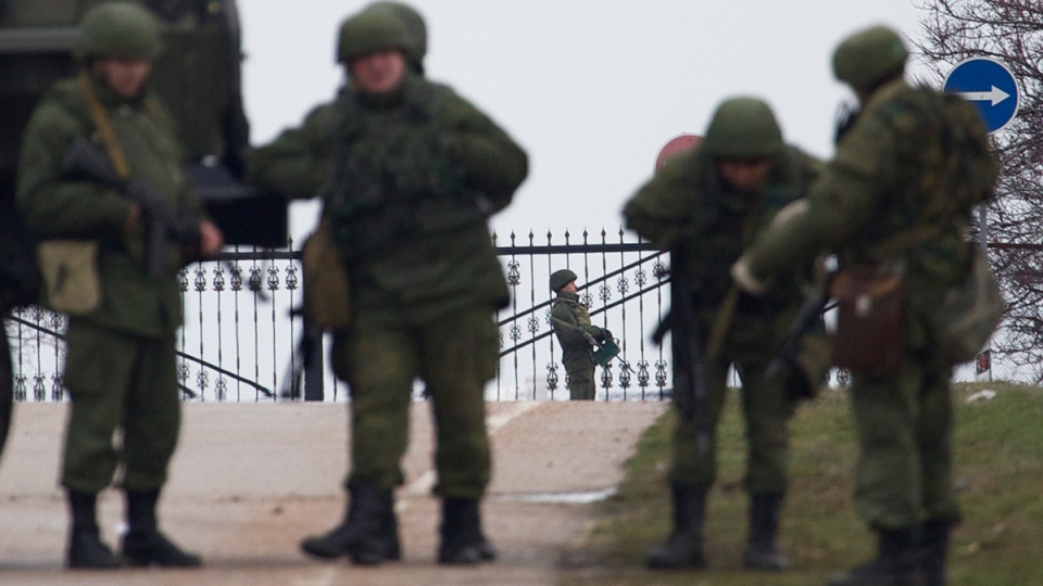 Unidentified gunmen in Crimea, Ukraine