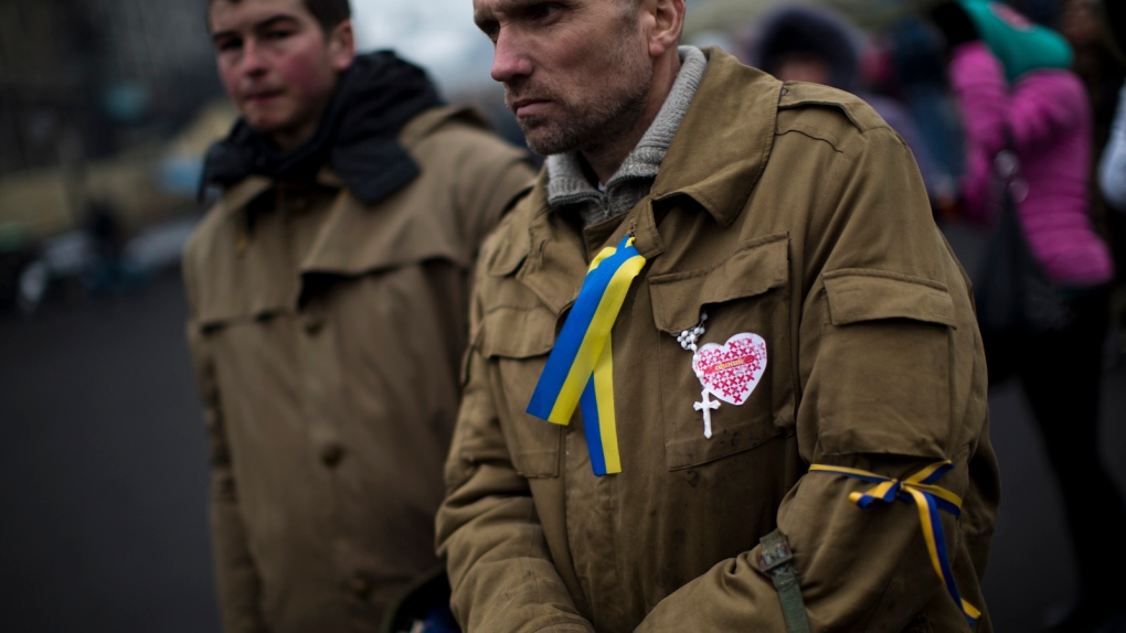 Ukraiane protesters take to Kiev Square