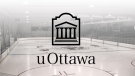 The University of Ottawa hockey rink.