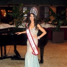 Miss Canada 2014, Priya Madaan poses after winning the title Sunday, March, 3. (Twitter)
