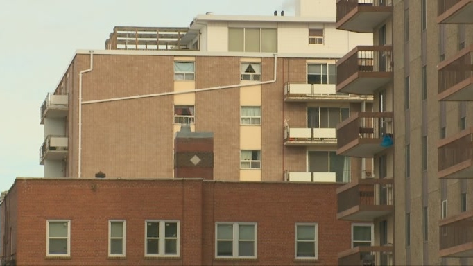 A Saskatoon apartment building is pictured in this file photo.