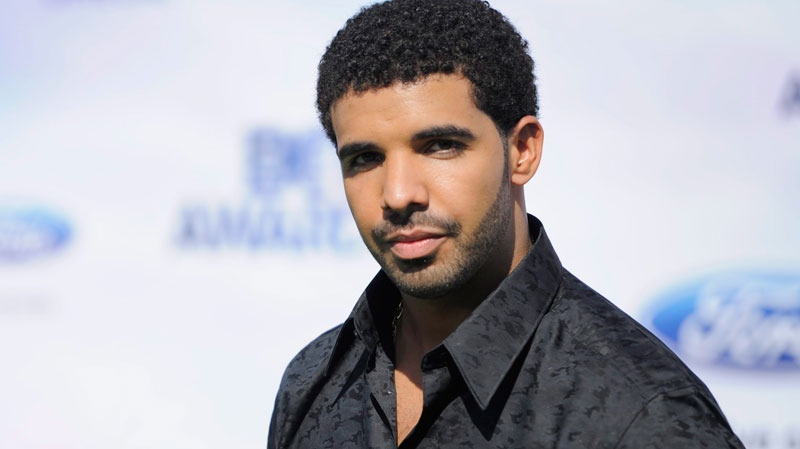 Drake arrives at the BET Awards on Sunday, June 26, 2011, in Los Angeles. (AP / Chris Pizzello)
