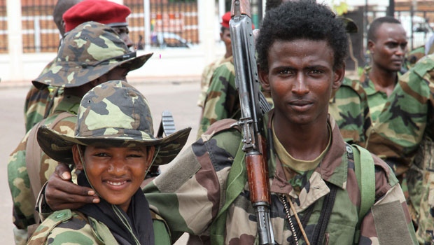 Young soldiers in Central African Republic