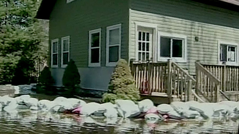 Sarah Hall is worried about the melt. Her home was flooded last spring when the Muskoka River swelled. (file photo)