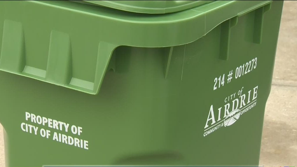 CTV Calgary: Airdrie unveils organic waste bins