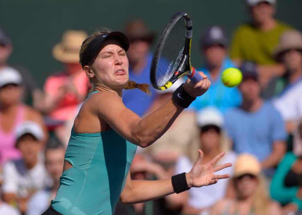 Eugenie Bouchard out of Indian Wells