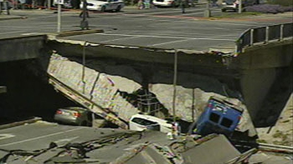 The De la Concorde overpass collapsed on Sept. 30, 2006, killing five people and injuring six others. 