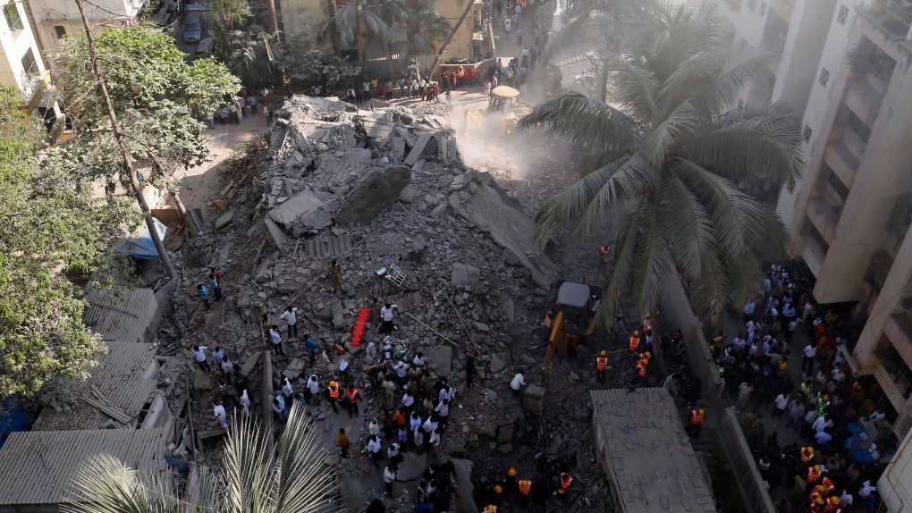 7-storey Mumbai building collapses