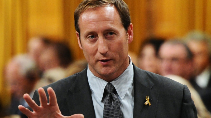 Defence Minister Peter MacKay gestures during Question Period in the House of Commons on Parliament Hill in Ottawa on Monday Oct. 3, 2011. (Sean Kilpatrick / THE CANADIAN PRESS)