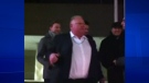 New footage of Rob Ford recorded outside city hall on Saturday night shows the Toronto mayor stumbling and swearing loudly as he attempted to hail a cab.