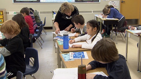 B.C. teachers have been working to rule since the beginning of the school year. Oct. 3, 2011. (CTV)