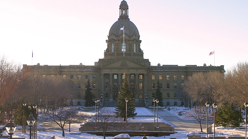 Alberta Legislature - Winter