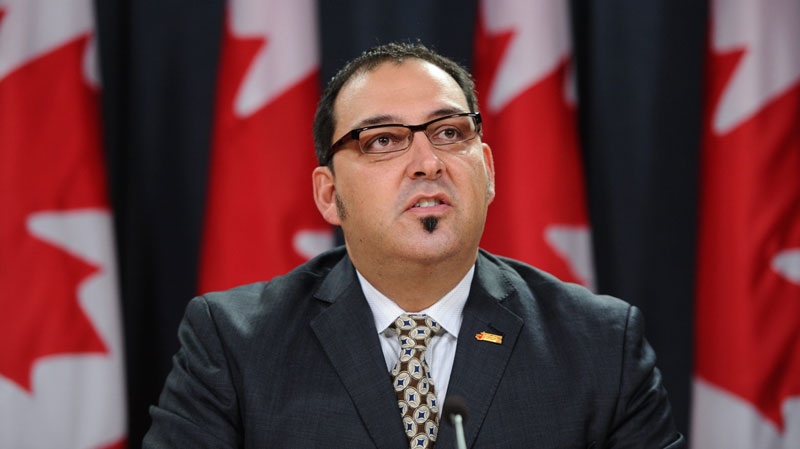 NDP MP Glenn Thibeault is seen at the National Press Theatre in Ottawa on Oct. 4, 2011