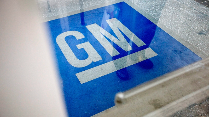 General Motors logo in Roswell, Ga.