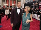 Chris Hemsworth, left, and Elsa Pataky arrive at the Oscars on Sunday, March 2, 2014, at the Dolby Theatre in Los Angeles. (Matt Sayles / Invision / AP)