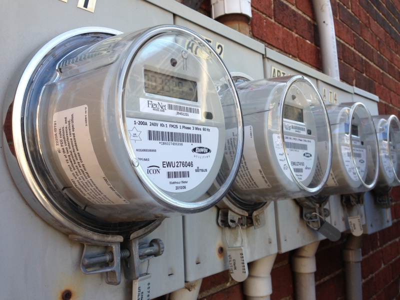EnWin smart meters can be seen in this photo taken on Friday,  March, 21, 2014. (Michelle Maluske/ CTV Windsor)