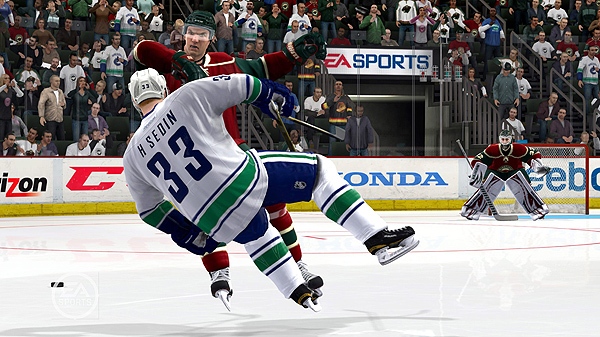 A screengrab from EA Sports NHL12 for Playstation 3 is shown in a handout photo. (THE CANADIAN PRESS/HO-Electronic Arts)