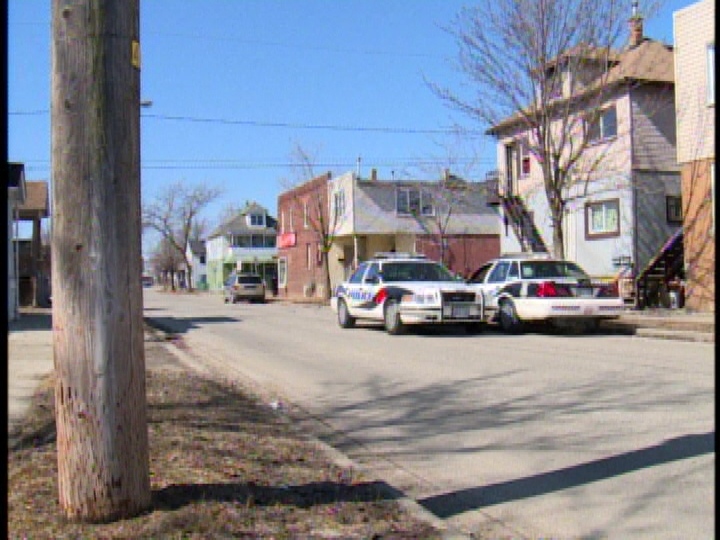 Police investigate an assault in the 2600 block on Richmond St. in Windsor on Sunday, March 23, 2014.
(Jason Viau/CTV Windsor)