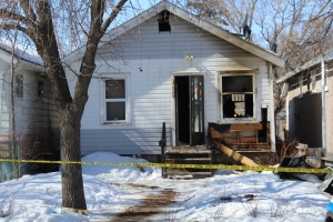 Crews responded to a house fire in the 1400 block of Wascana Street on March 23, 2014.