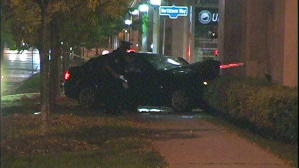 Police are investigating after an early-morning collision sent a woman to hospital with serious injuries after she was struck by a car in north Toronto on Monday, Oct. 10, 2011.