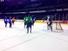 The London Knights practice at Bud Gardens in London, Ont. on Wednesday, March 26, 2014. (Marek Sutherland / CTV London)