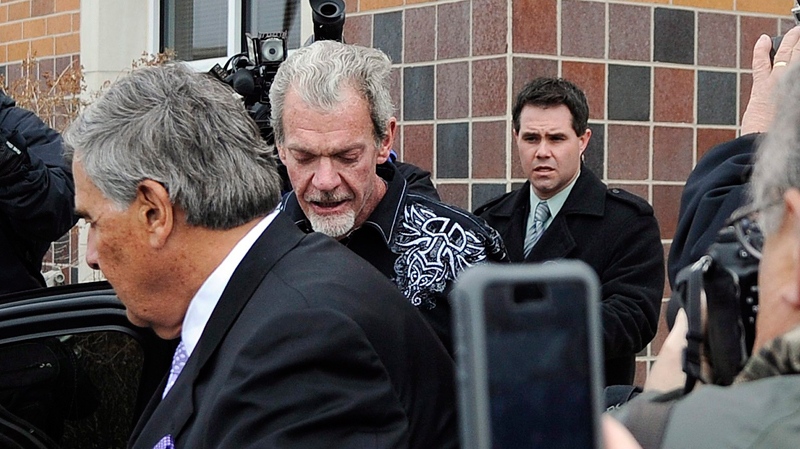 Jim Irsay, centre right, in Indianapolis