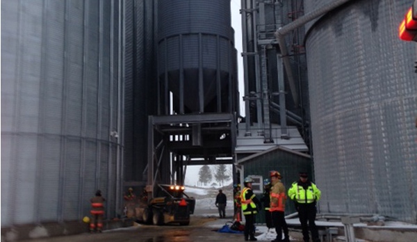 Farm on Puddicombe Road in Wilmot Township, near New Dundee, where a 62-year-old man was trapped and died in a silo on Thursday, March 27