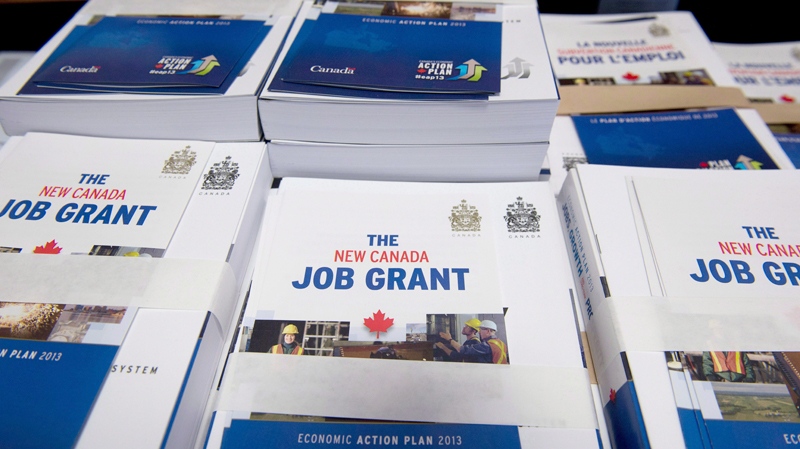 Federal Budget and Canada Job Grant pamphlets