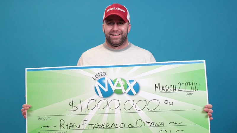 Ryan Fitzgerald hits a $1 Million Lotto jackpot 