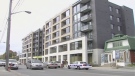 An elevator technician was found dead at the bottom of an elevator shaft in this condominium building Wednesday, October 12, 2011.