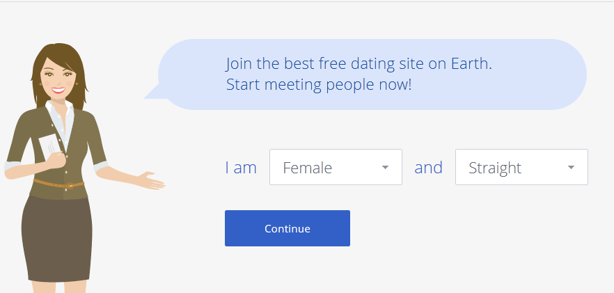 OkCupid homepage 