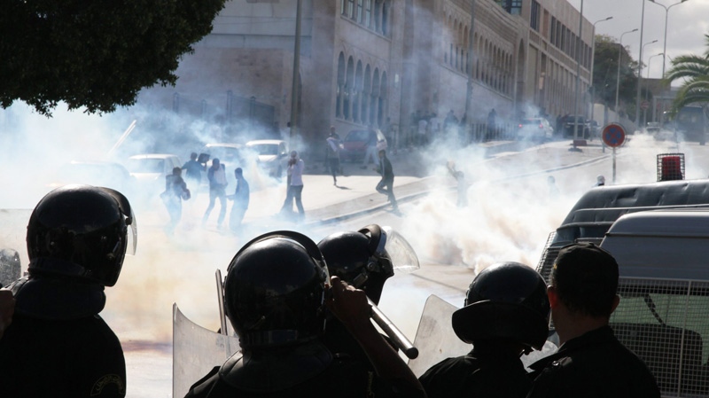 Tunisian police break up protest against 'Persepolis' film | CTV News