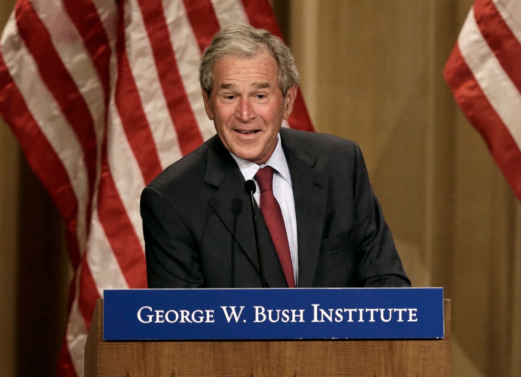 George W. Bush at energy conference