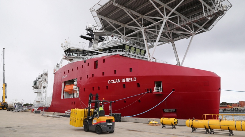 Australia's Ocean Shield being outfitted