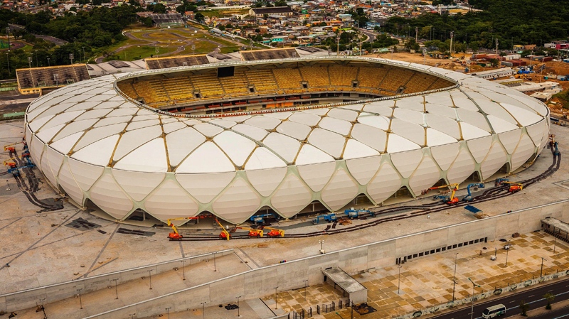 Arena da Amazonia stadium in Manaus, Brazil